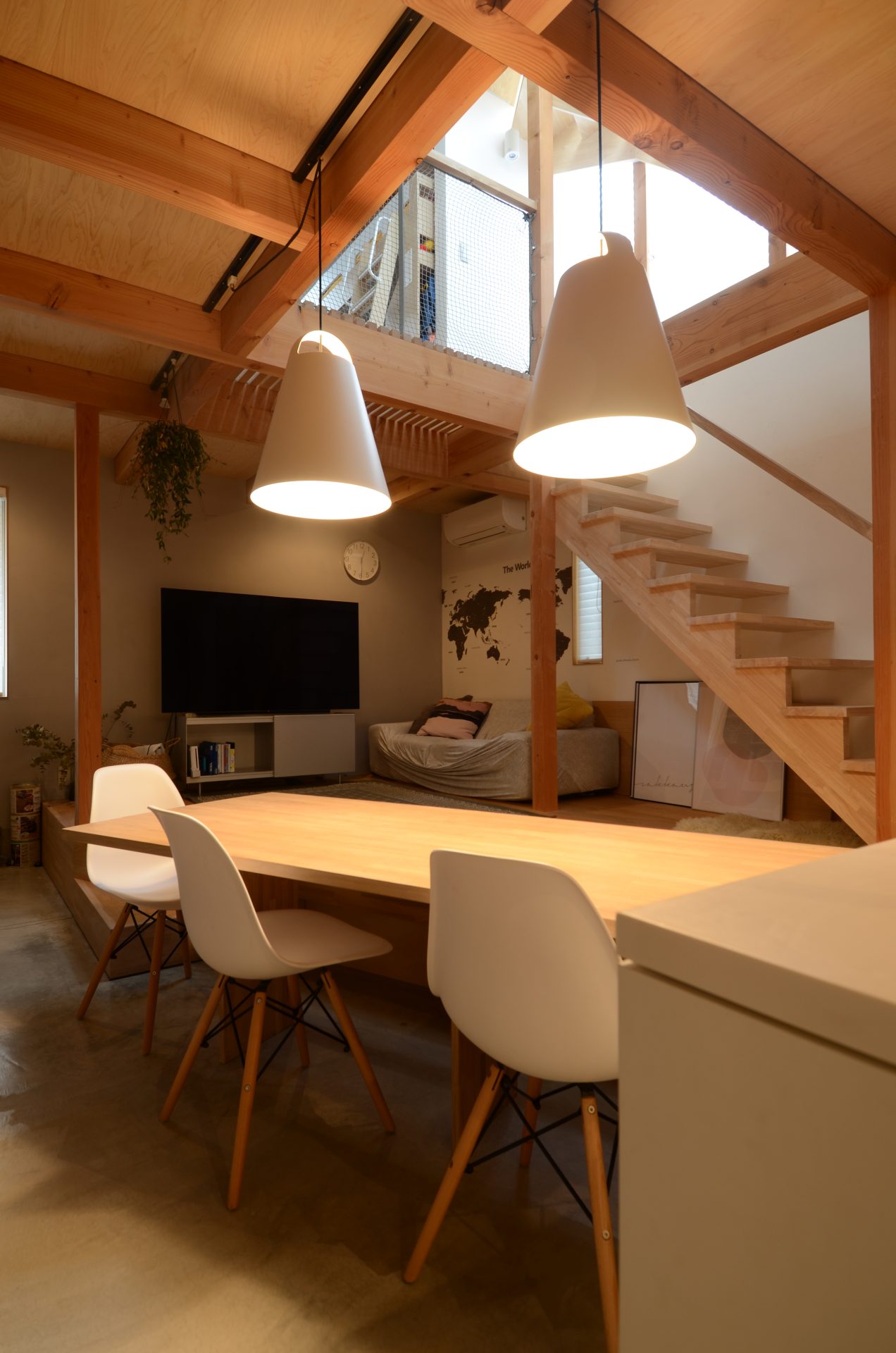 「土間リビングの家」