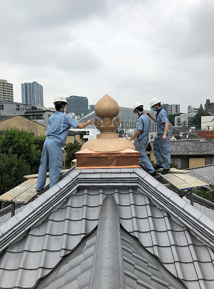 　東京都豊島区の社寺リフォーム　　「本納寺」