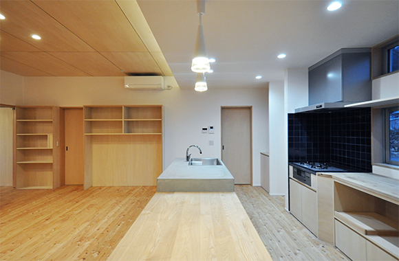 　埼玉県大里郡の新築住宅　　「寄居町茶室のある平屋」