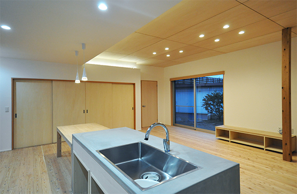 　埼玉県大里郡の新築住宅　　「寄居町茶室のある平屋」