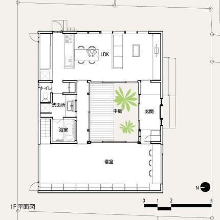 大谷口のコートハウス