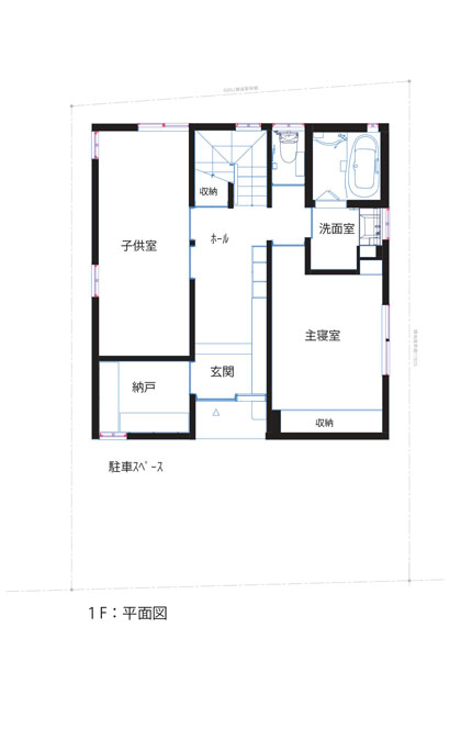 東川口の白い家