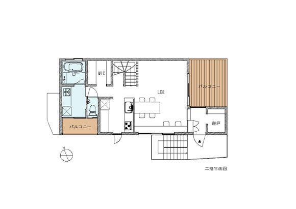 大倉山ダンススタジオのある家