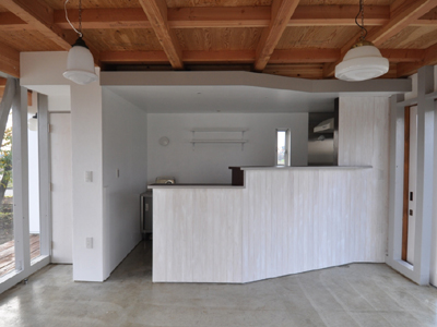 川島町のカフェ兼住宅