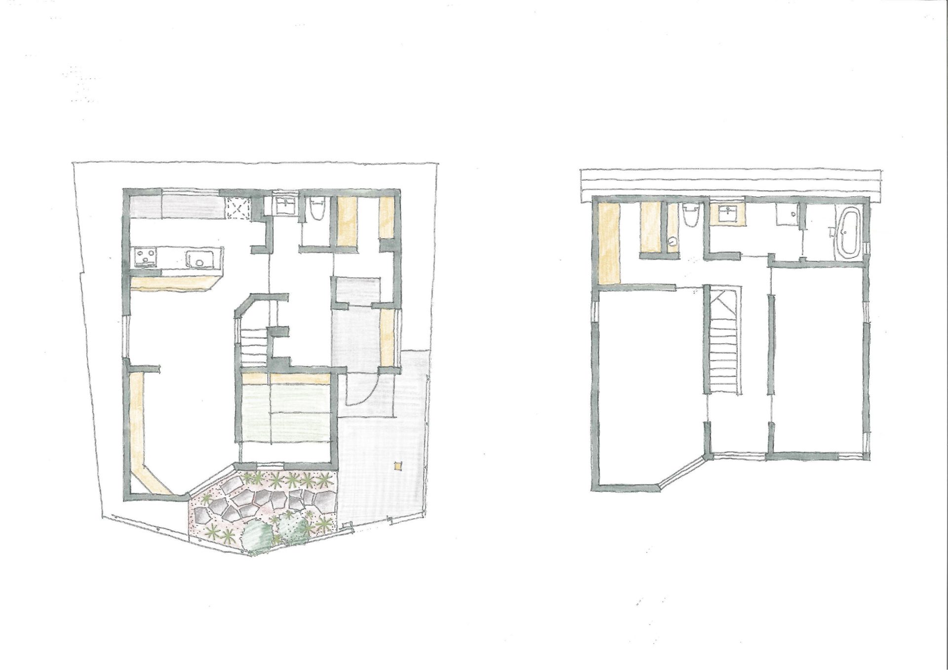 漆喰と土壁のぬくもりの家